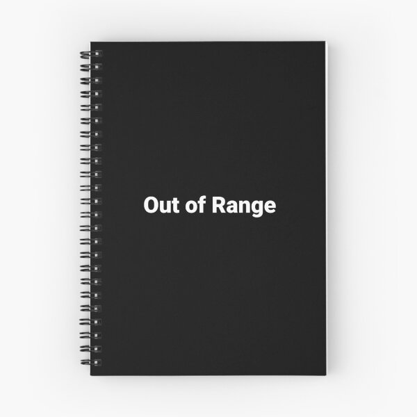 Item preview, Out of Range designed and sold by Text-based T-Shirts and Gifts.