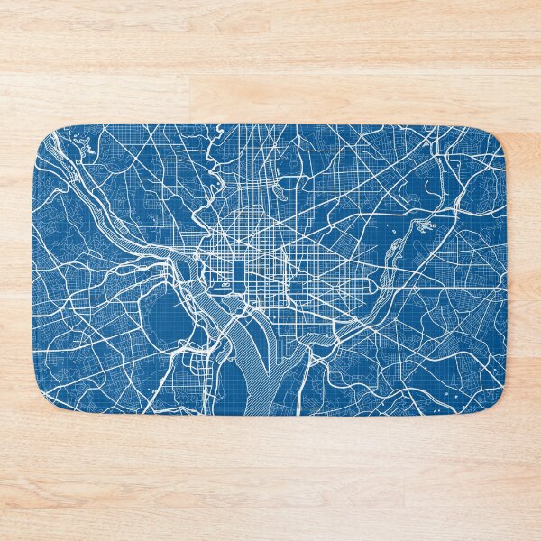 Item preview, Washington D.C. City Map of the United States - Blueprint designed and sold by deMAP.