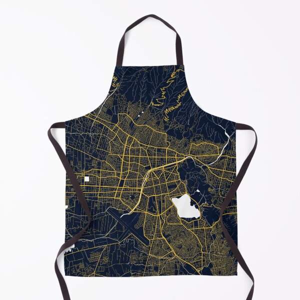 Item preview, Cochabamba City Map of Bolivia - Gold Art Deco designed and sold by deMAP.