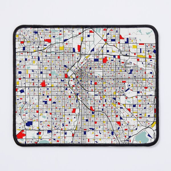 Item preview, Denver City Map of the United States - Mondrian designed and sold by deMAP.