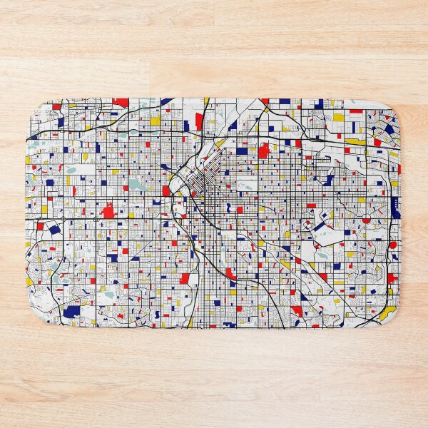 Item preview, Denver City Map of the United States - Mondrian designed and sold by deMAP.