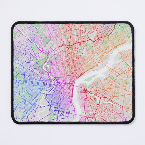 Item preview, Philadelphia City Map of the United States - Colorful designed and sold by deMAP.