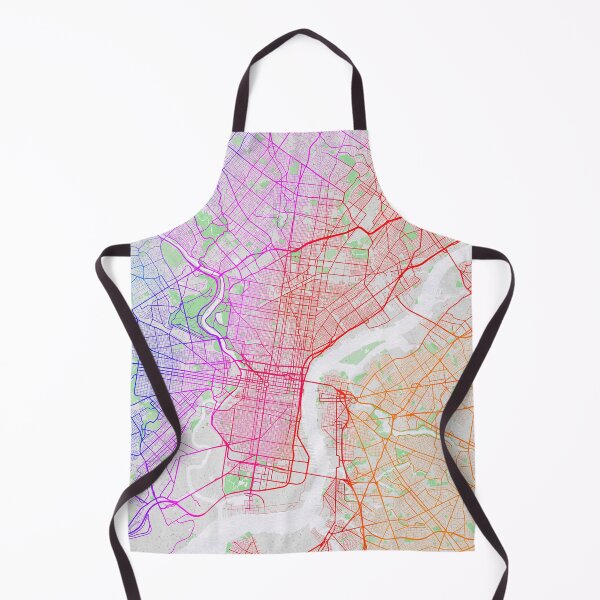 Item preview, Philadelphia City Map of the United States - Colorful designed and sold by deMAP.