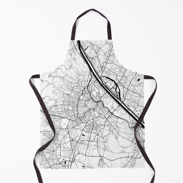 Item preview, Vienna City Map of Austria - Black Circle designed and sold by deMAP.