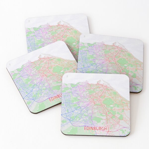 Item preview, Edinburgh City Map of Scotland - Colorful designed and sold by deMAP.