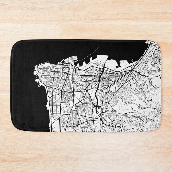 Item preview, Beirut City Map of Lebanon - Black Circle designed and sold by deMAP.