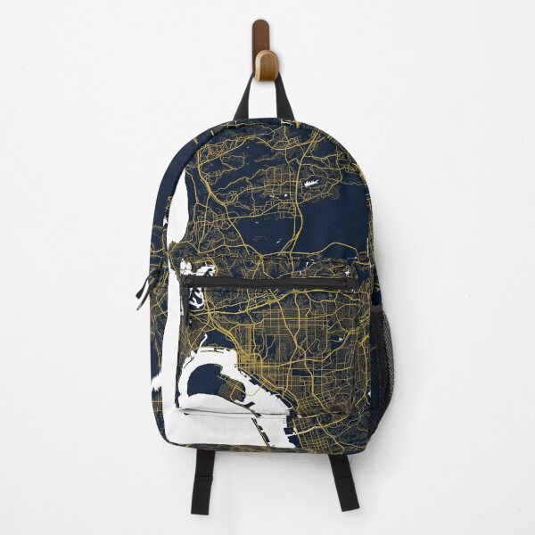 Item preview, San Diego City Map of the United States - Gold Art Deco designed and sold by deMAP.