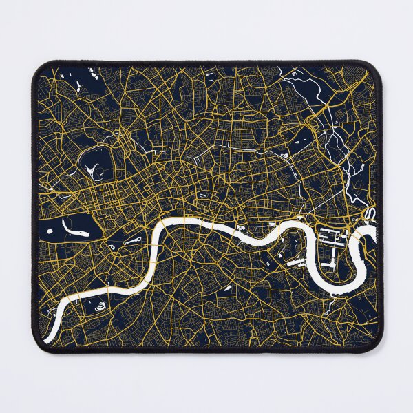 Item preview, London City Map of England - Gold Art Deco designed and sold by deMAP.