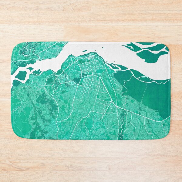 Item preview, Kinshasa City Map of Congo - Watercolor designed and sold by deMAP.