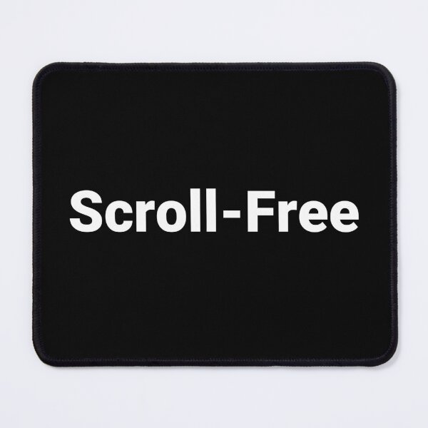 Item preview, Scroll-Free designed and sold by Text-based T-Shirts and Gifts.