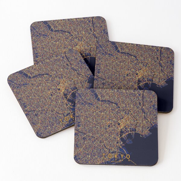 Item preview, Tokyo City Map of Japan - Night designed and sold by deMAP.