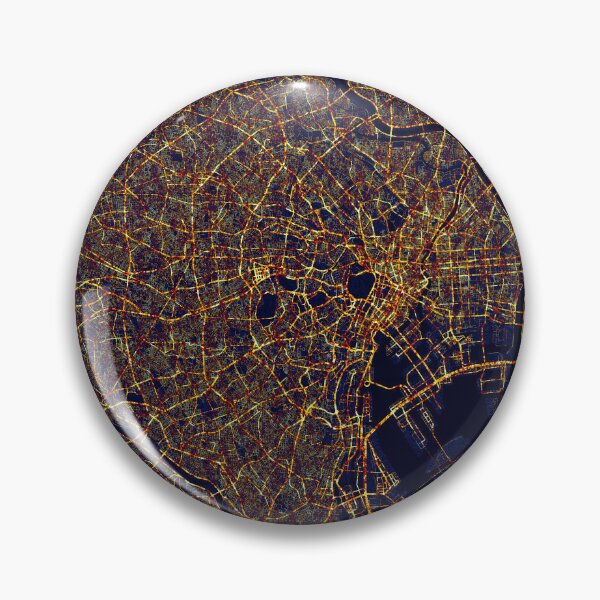 Item preview, Tokyo City Map of Japan - Night designed and sold by deMAP.