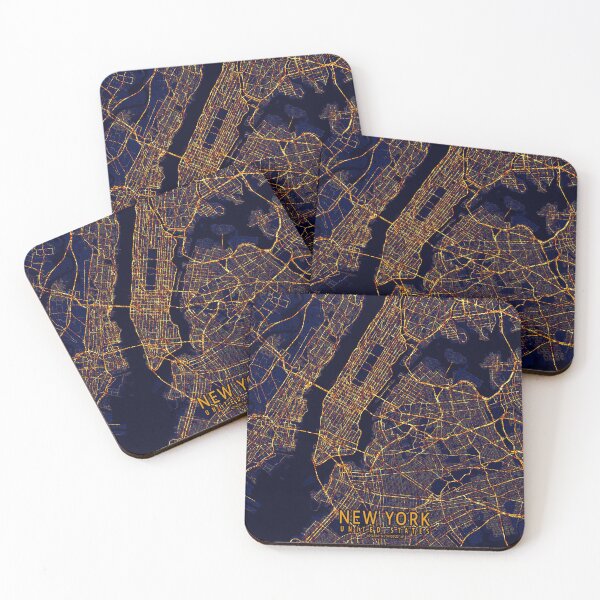 Item preview, New York City Map of the United States - Night designed and sold by deMAP.