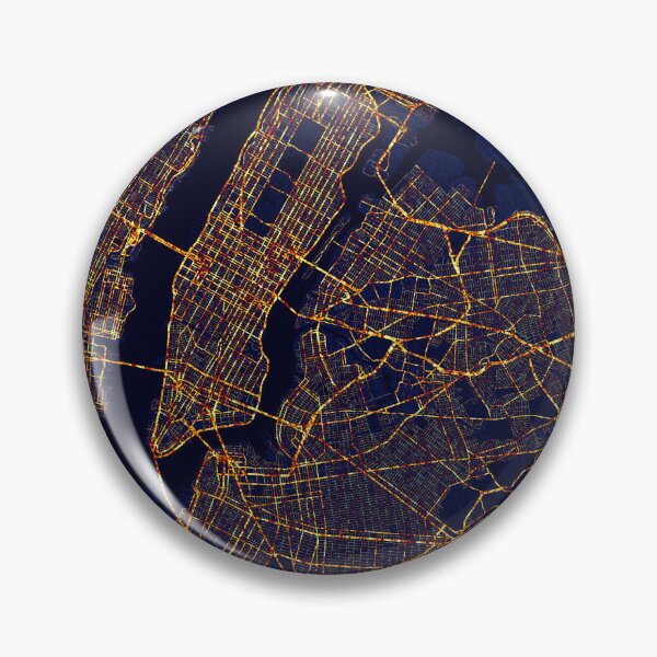 Item preview, New York City Map of the United States - Night designed and sold by deMAP.