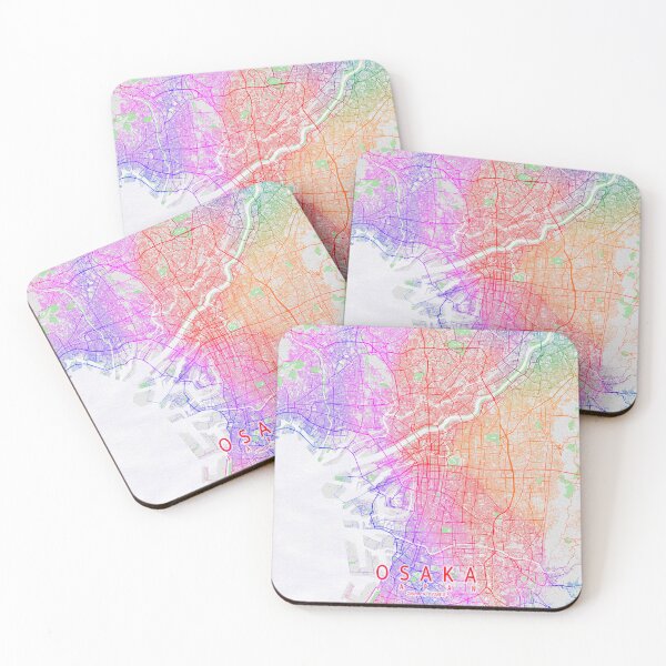 Item preview, Osaka City Map of Japan - Colorful designed and sold by deMAP.