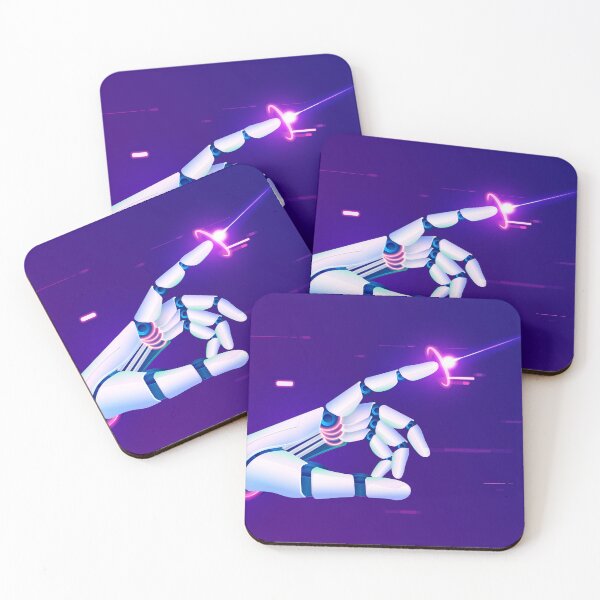 Item preview, edge ai or machine learning, artificial intelligence hand laser effect designed and sold by NiamLab.
