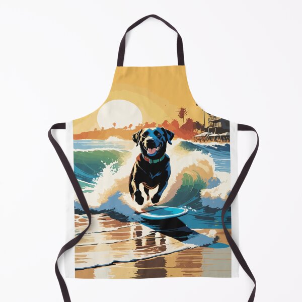 Item preview, Labrador shows off his surfing skills. designed and sold by Whose-sweat.