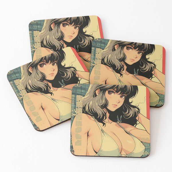 Item preview, Sexy anime girl in the city designed and sold by BOZGO.