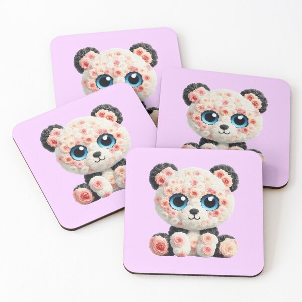Item preview, Flower Panda 2 designed and sold by PANDALOVEART.