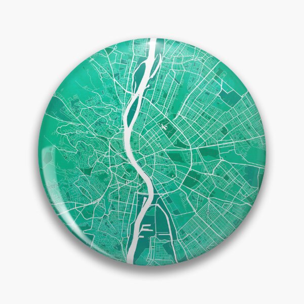 Item preview, Budapest City Map of Hungary - Watercolor designed and sold by deMAP.