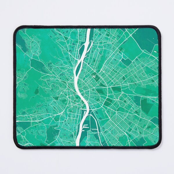 Item preview, Budapest City Map of Hungary - Watercolor designed and sold by deMAP.