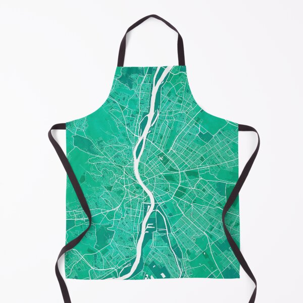 Item preview, Budapest City Map of Hungary - Watercolor designed and sold by deMAP.