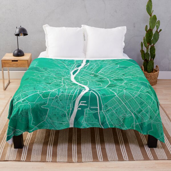 Item preview, Budapest City Map of Hungary - Watercolor designed and sold by deMAP.