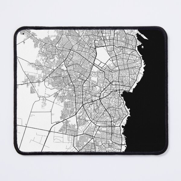 Item preview, Maracaibo City Map of Venezuela - Circle Black designed and sold by deMAP.