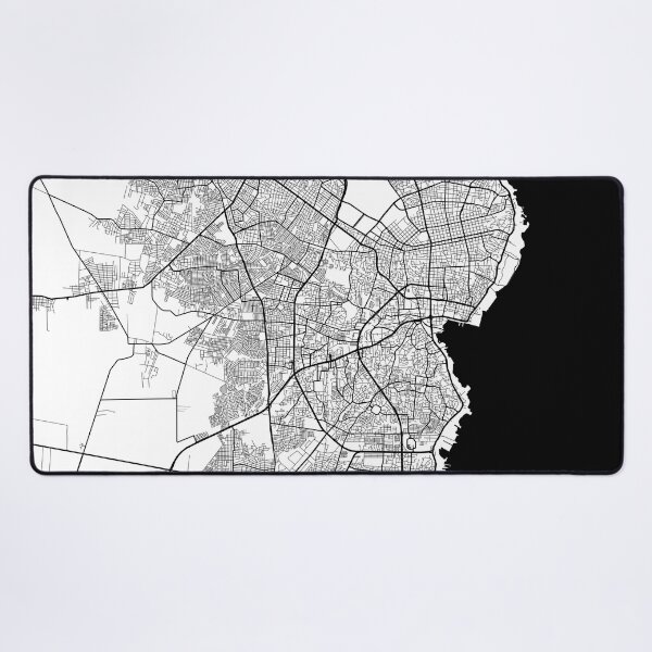 Item preview, Maracaibo City Map of Venezuela - Circle Black designed and sold by deMAP.