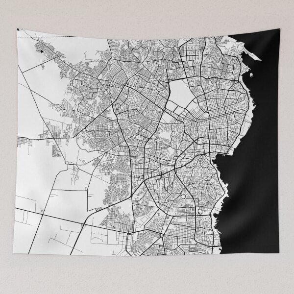 Item preview, Maracaibo City Map of Venezuela - Circle Black designed and sold by deMAP.