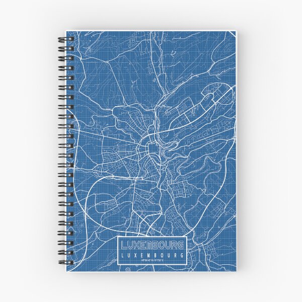 Item preview, Luxembourg City Map - Blueprint designed and sold by deMAP.