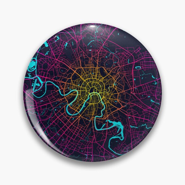 Item preview, Moscow City Map of Russia - Neon designed and sold by deMAP.