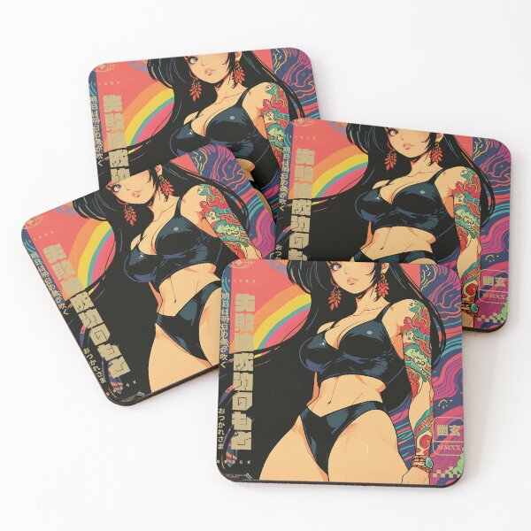 Item preview, Psychedelic anime girl designed and sold by BOZGO.