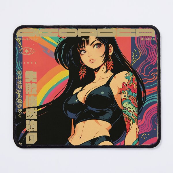 Item preview, Psychedelic anime girl designed and sold by BOZGO.