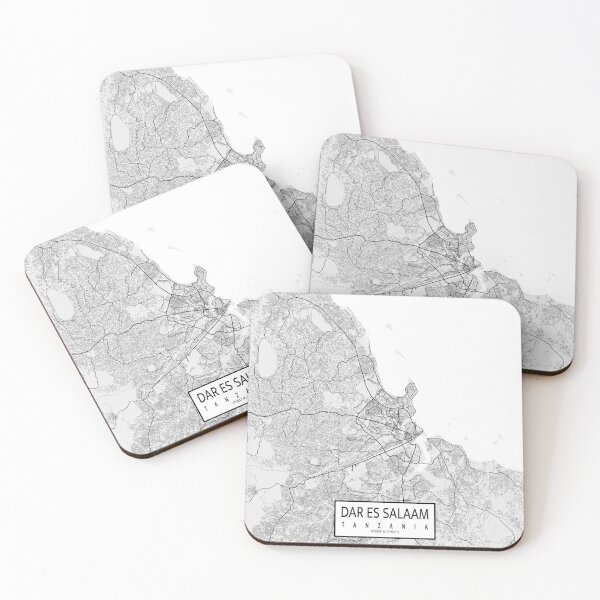 Item preview, Dar es Salaam City Map of Tanzania - Light designed and sold by deMAP.