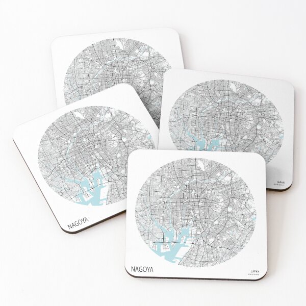 Item preview, Nagoya City Map of Japan - Circle designed and sold by deMAP.