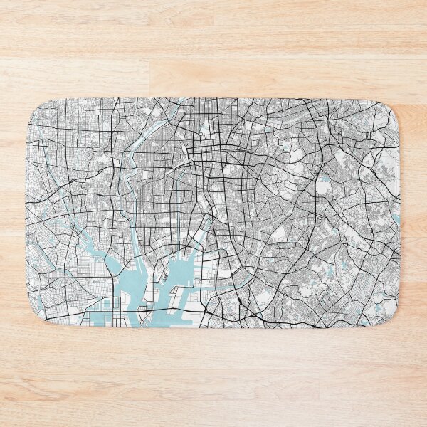 Item preview, Nagoya City Map of Japan - Circle designed and sold by deMAP.