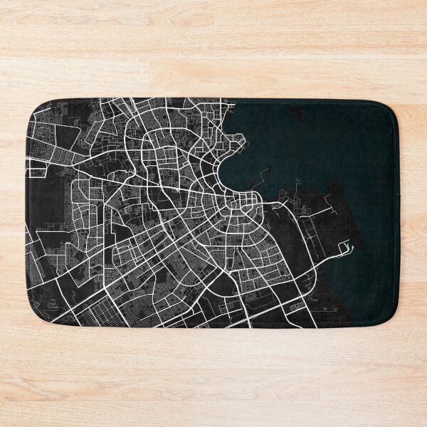 Item preview, Doha City Map of Qatar - Dark designed and sold by deMAP.