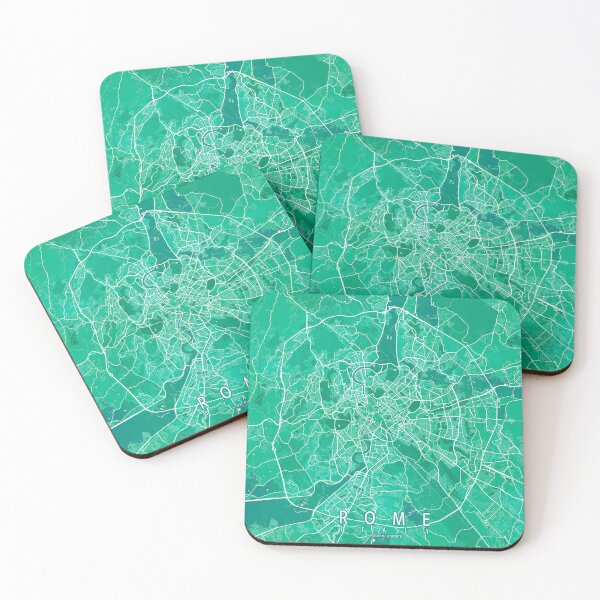 Item preview, Rome City Map of Italy - Watercolor designed and sold by deMAP.