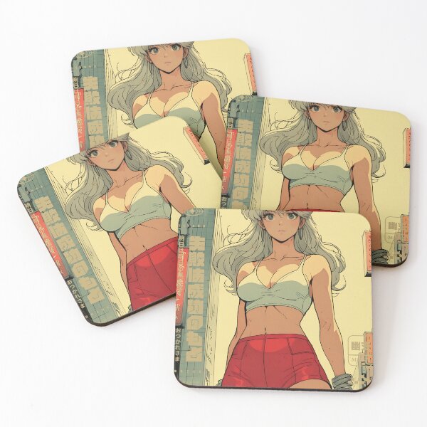 Item preview, Cute anime girl in Tokyo city 2 designed and sold by BOZGO.