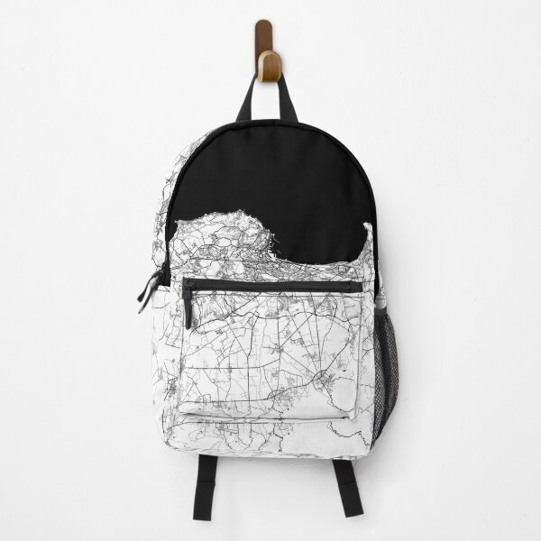 Item preview, Algiers City Map of Algeria - Black Circle designed and sold by deMAP.