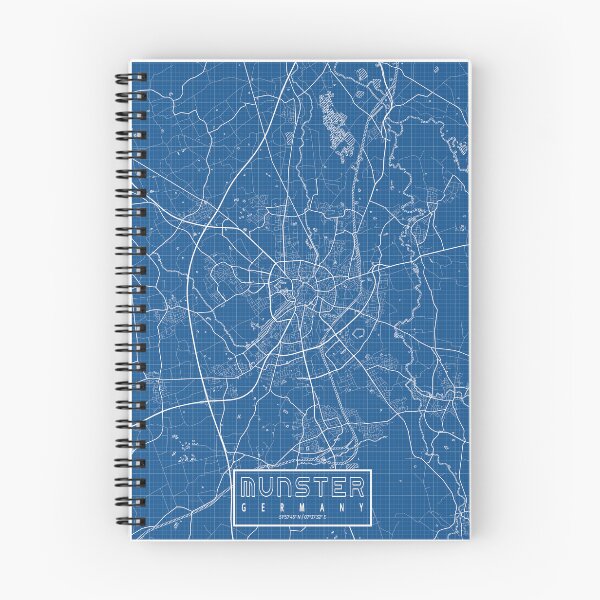 Item preview, Munster City Map of Germany - Blueprint designed and sold by deMAP.