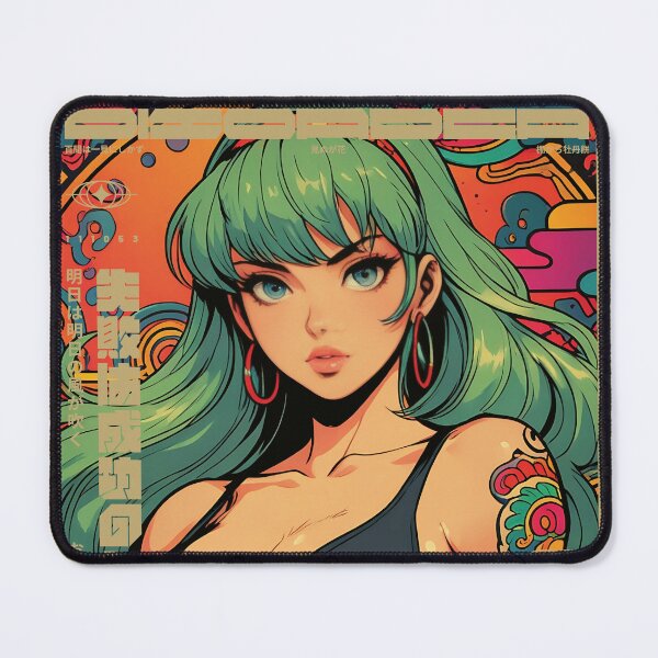 Item preview, Cute punk girl with green hair designed and sold by BOZGO.
