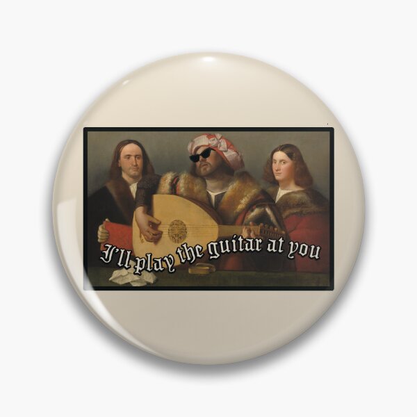 Item preview, I'll Play the Guitar At You - Art History designed and sold by Chalene Warner.