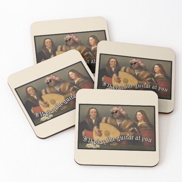 Item preview, I'll Play the Guitar At You - Art History designed and sold by Chalene Warner.