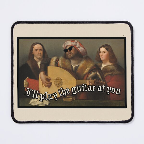 Item preview, I'll Play the Guitar At You - Art History designed and sold by Chalene Warner.