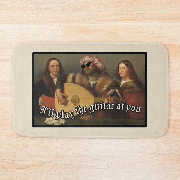 Item preview, I'll Play the Guitar At You - Art History designed and sold by Chalene Warner.