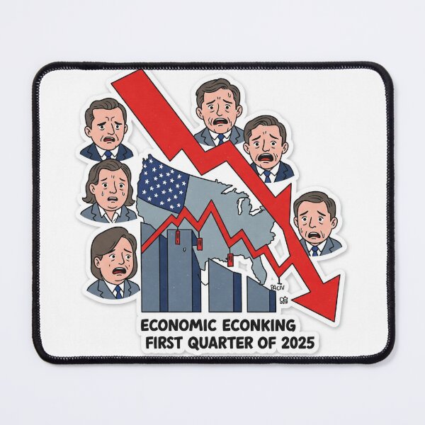 Item preview, Economic Downturn: First Quarter 2025 designed and sold by nandacreates.