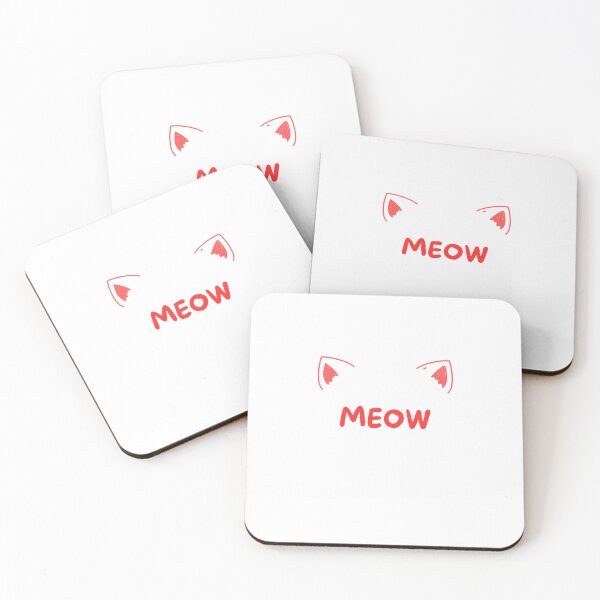 Item preview, Minimalist Cat Ears with Meow designed and sold by WinfinityStudio.