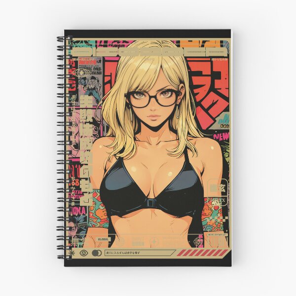 Item preview, Cute blonde girl with glasses designed and sold by BOZGO.